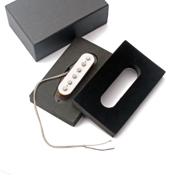 

single coil пикап для 6 струны электрогитары, белый