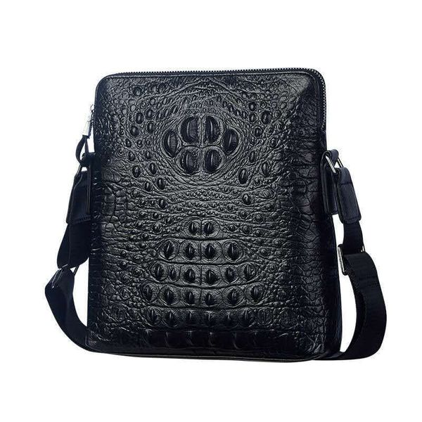 

new luxury alligator men's handbags 100% cow genuine leather male shoulder bag real natural leather men crossbody messenger bags