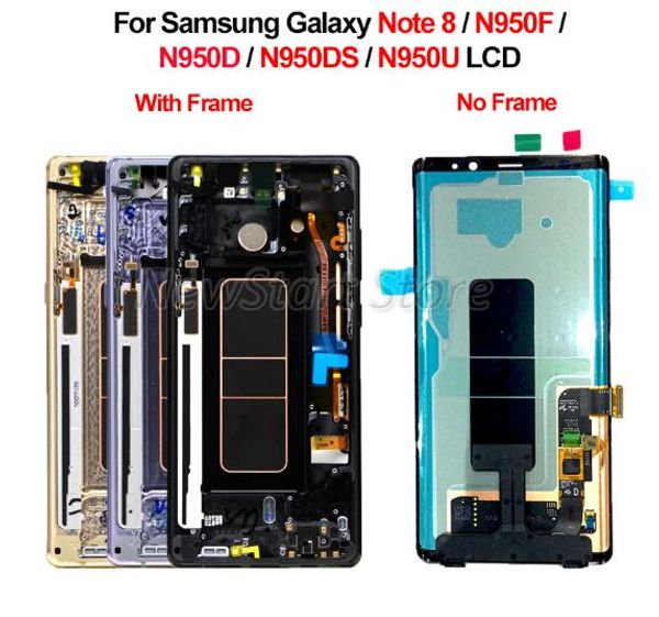 

Для Samsung Galaxy Note 8 ЖК-дисплей с сенсорным экраном дигитайзер Ассамблеи 100% Испытано 6