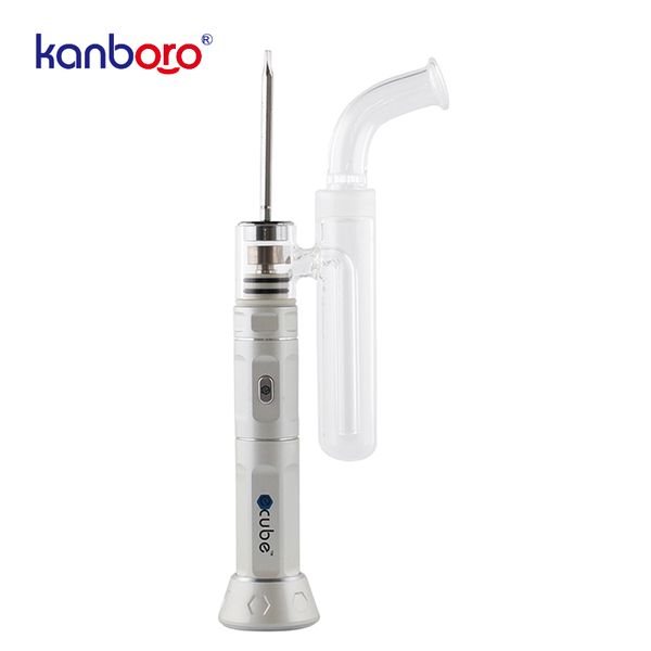 

Оригинальные испаритель ручка ТЦ Порт конец, воск Vape сигарета DAB с контролем температуры стекло e сигареты водопроводные трубы цветных Kanboro для ecube мастер
