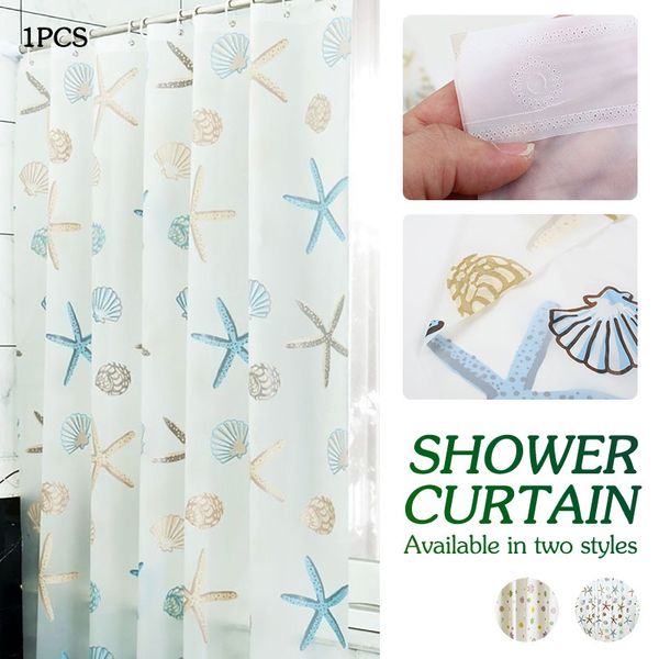 

luxurious shower curtain set decor bathroom starfish theme 3d waterproof sunflower polyester