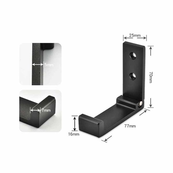 

folding-hooks wall door clothes hangers aluminum-alloy rustproof towel hooks