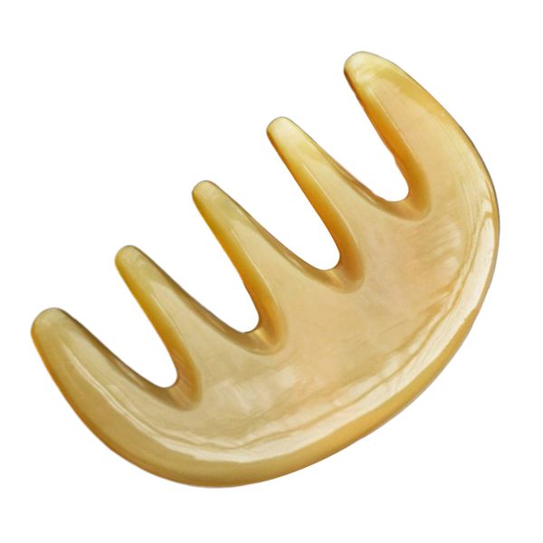 

high quatity comb five teeth wide toothed hair comb no static scalp massage, Silver