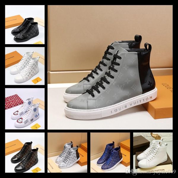 

aa fashion mens shoes fast delivery low with origin box lace-up running luxuries comfortable fashion vintage shoes sale, Black