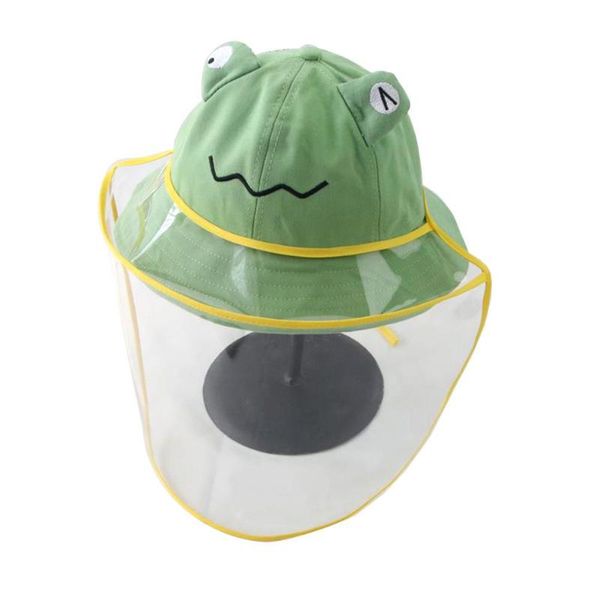 

kid frog shape anti-droplet съемный анфас крышка защитное ведро шляпа крышка ветрозащитный, пылезащитный и анти-плевок, Yellow