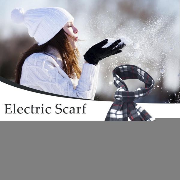 

winter electric scarf usb rechargeable rapid heating scarf heating warm collar for outdoor activities use