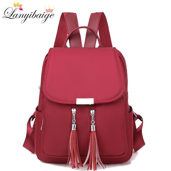

waterproof oxford cloth backpack women fashion school bags for teenage girls large capacity travel backpacks shoulder bags