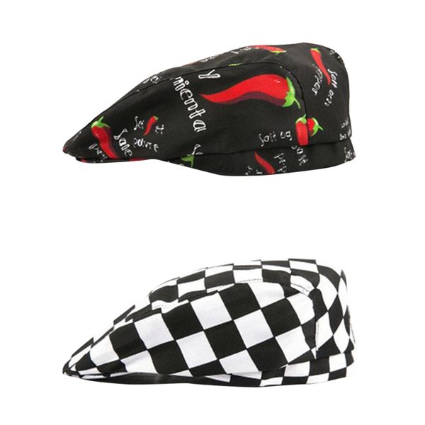 

2 шт питание ресторан кафе шеф-повар официанта baker hat берет / череп caps