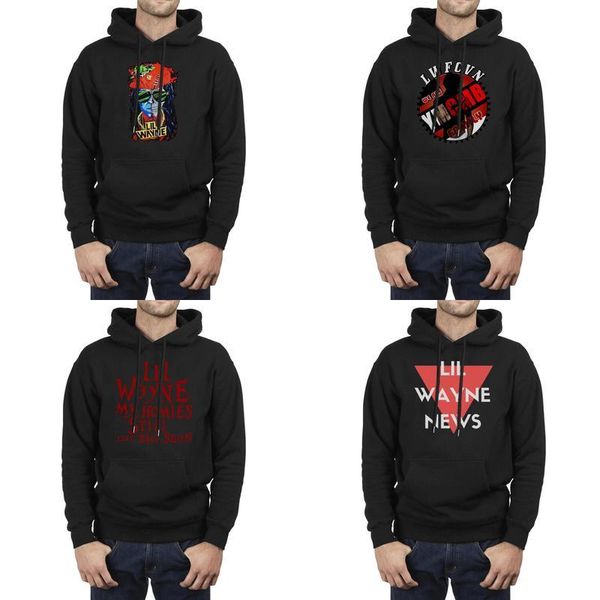 

men design printing lil wayne news black pullover sweatshirt personalised make a lightweight hoodie half skull wayne logos 'my homies a