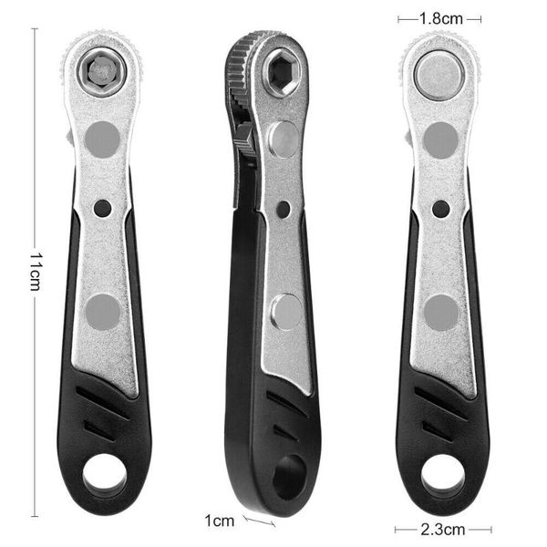 

19pcs/set mini ratchet wrench screwdriver bit set 1/4 inch driver socket kits screwdriver bits torx hex bit flat