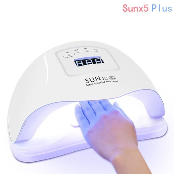 

led nail lamp 54w uv lamp sun x5 plus sun light nail dryer for all manicure types gel timer button sensor art tools