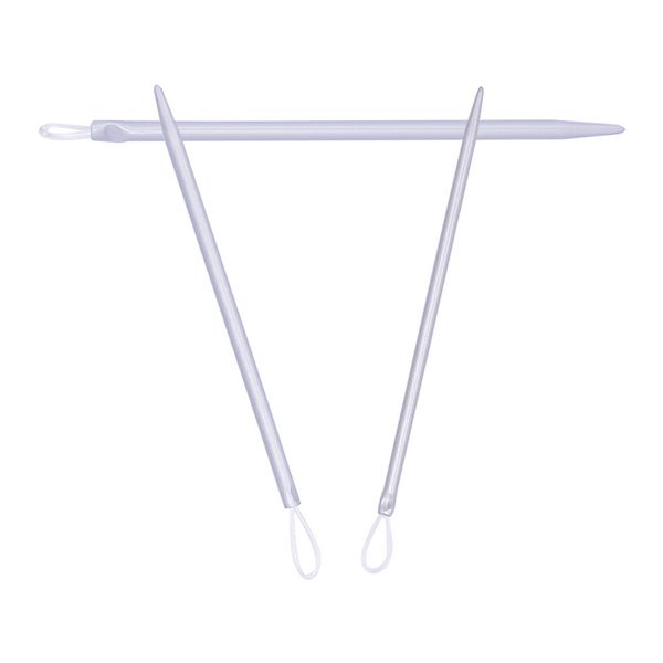 

yarn sewing needle 3pcs portable nylon wire knitting needles metal apparel sewing accessories wool thick knitter tools big eye, Black