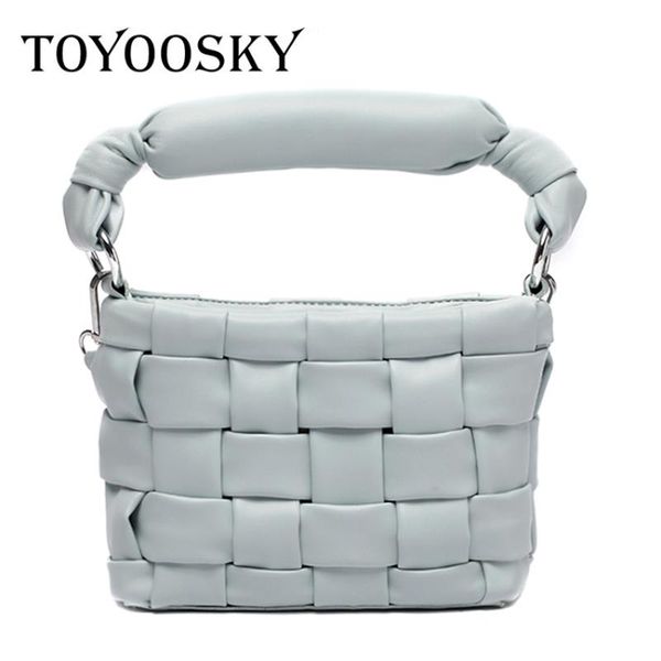 

toyoosky quilted women's messenger bag 2020 weave tide new shoulder crossbody bag fashion women handbag