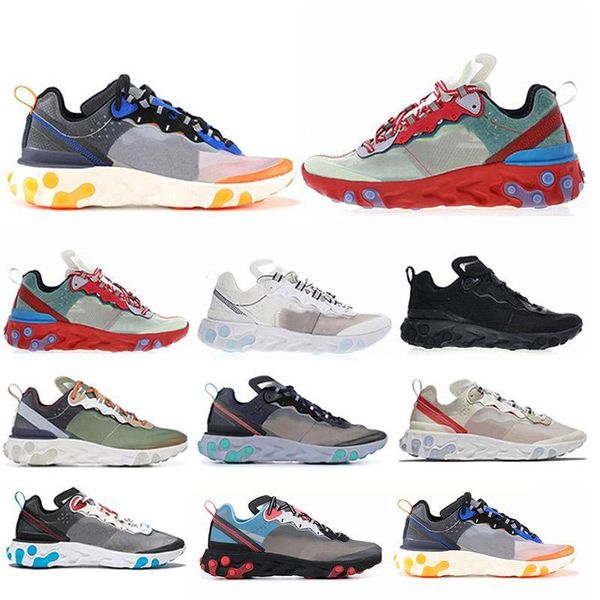 

women men total 87 orange epic react element running shoes dark grey blue chill trainer 87s fashion luxury mens women designer sandals shoes