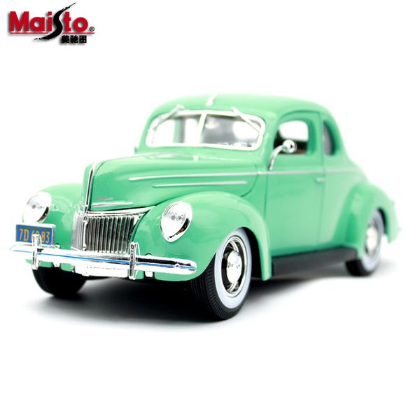 

alloy car model toy, 1939 ford deluxe classic car, big size 1:18, high simulation, for party kid' birthday gift, collection, home decor