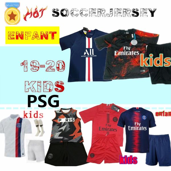 

P g maillot de foot 18 19 20 occer jer ey 2019 2020 pari mbappe jer ey cami eta football kit champion hirt kid et