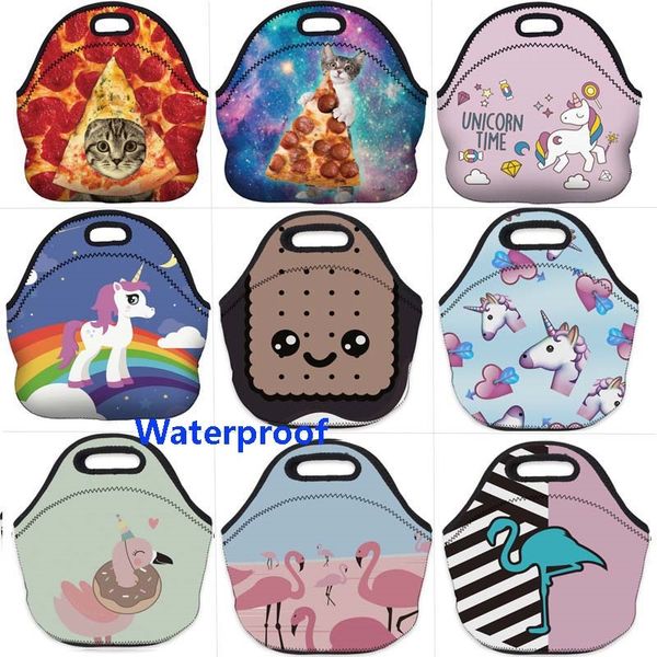 

водонепроницаемый lunch box мешки неопрена теплоизолированные охладитель сумки для пикника контейнеры для хранения организация для emoji еди