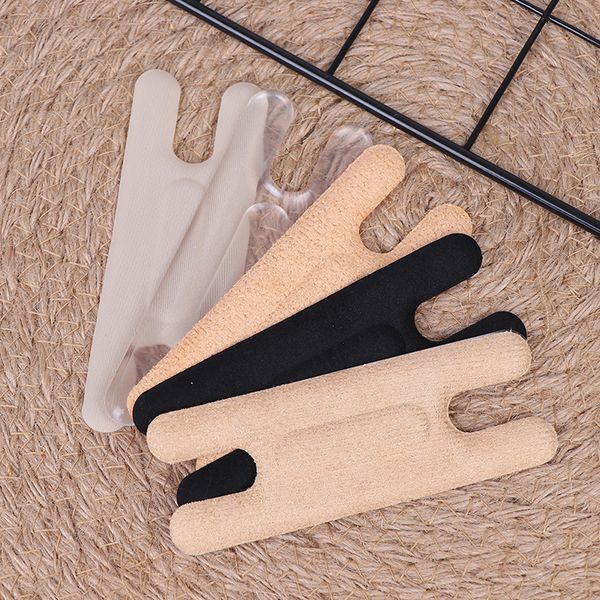 

2pcs women heel back liner silicone gel anti-slip insert shoe pads cushions sticky insole, Black