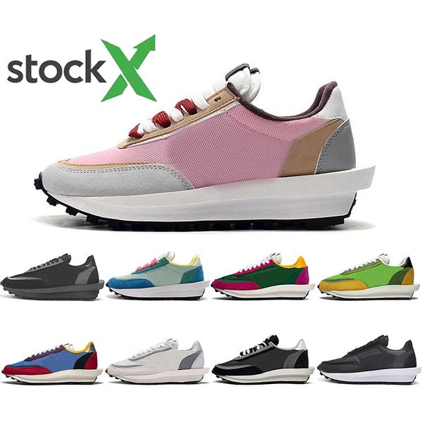 

fashion sacai ldv waffle men women running shoes black white grey pine green gusto varsity blue mens trainers sports sneakers 36-45