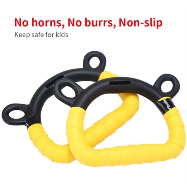 

fashion gymnastic rings with adjustable straps heavy duty gym equipment for home gym train workout children&adult