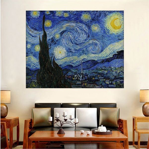 

home decoration diy 5d diamond painting kits embroidery van gogh starry night cross stitch kits abstract oil painting resin hobby craft i22