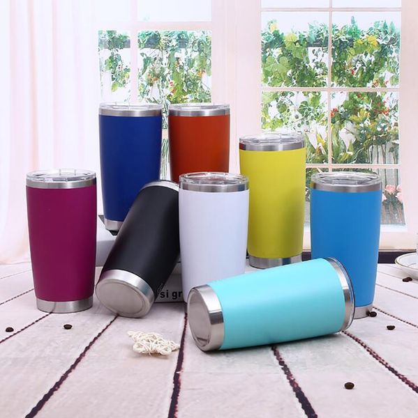 

20oz new arrival ilver metal in ulated travel mug water bottle beer coffee mug with lid for car cup coffee cup drinkware kettle