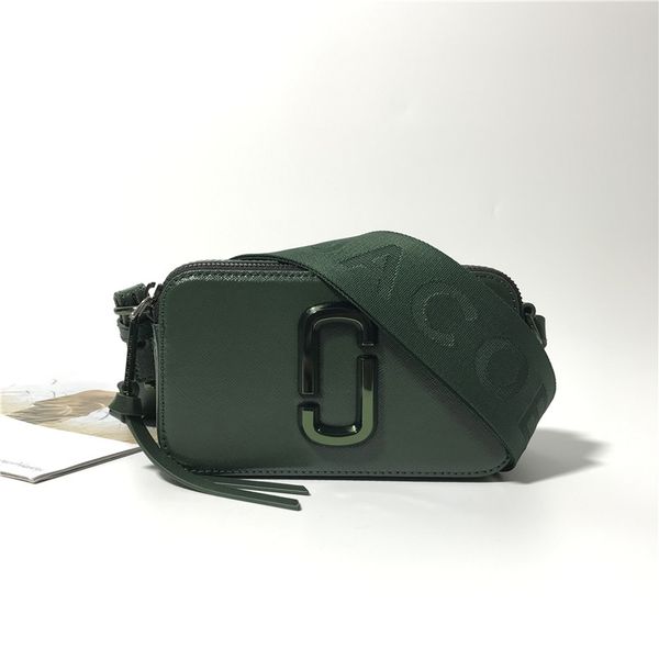 

2020 square mj camera bag spell color wide shoulder strap shoulder diagonal small square package star with leather handbag