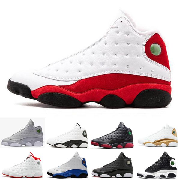 

new 13 basketball shoes men women jumpman 13s flints grey toe he got game history of flight hyper royal bred black cat retro sneakers