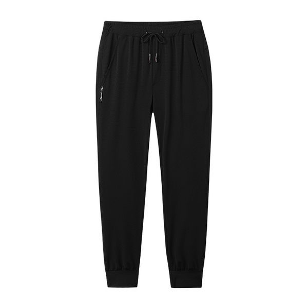 

sports pants warm cotton pants men's black increase -9xl fat sports, Black;blue