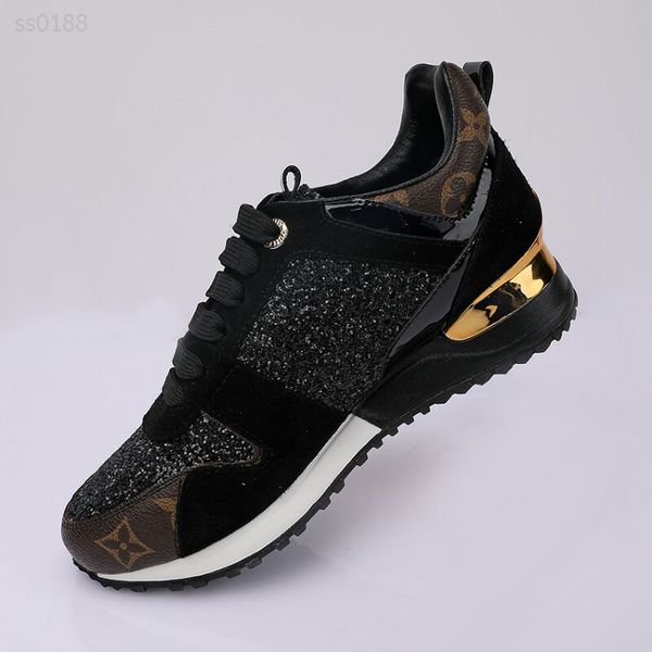 

2020 autumn and winter new low-shoes men and women wild sports shoes european station leather casual shoes comfortable lace-up shoe, Black