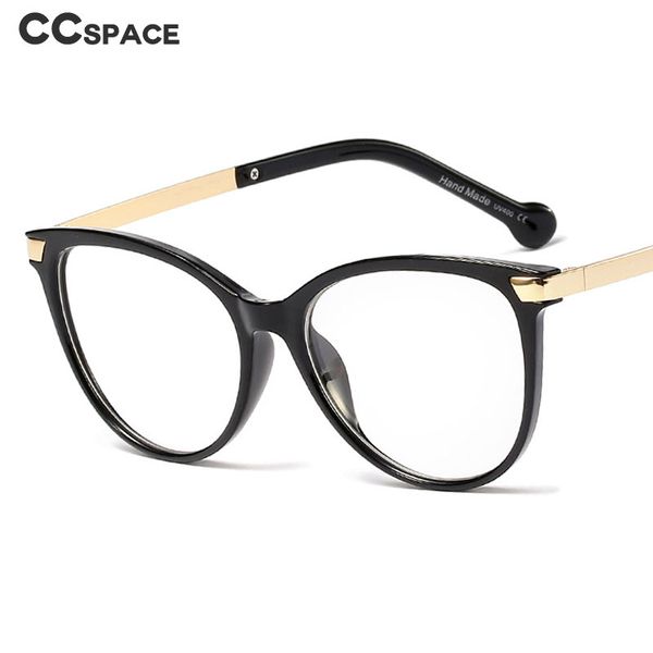 

cat eye glasses frames men women optical fashion computer glasses 45782, Black