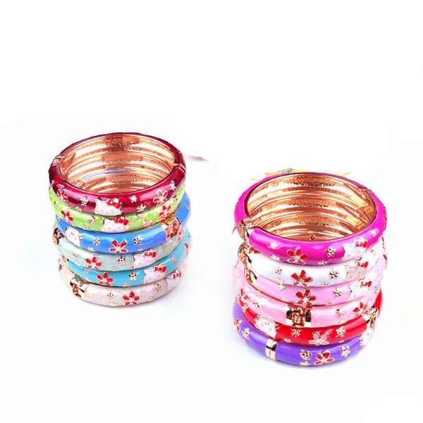 

wholesale 10pcs cloisonne bracelet child bracelet cartoon glazed, Black