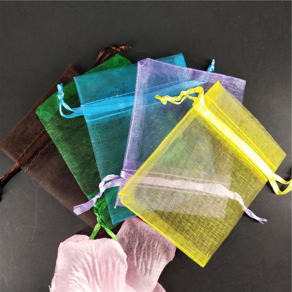

gift wrap 50pcs small organza bag wedding decoration party packaging bags pouches dragees box for sweet 5z