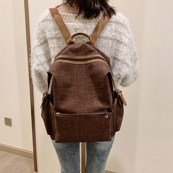 

women backpack fashion women shoulder bag solid color school bag for teenage girl children backpacks travel