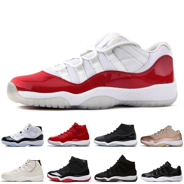 

NEW 11 11S Low Rose Gold Space Jams 45 mens Basketball Shoes Midnight Navy Concord 45 23 Heiress Black Stingra men Sport Sneakers trainers