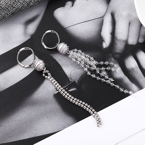 

pendientes brincos серьги серьги дамы модные асимметричные кисточками чистые ногти уха для профилактики аллергии классические женщины, Golden;silver