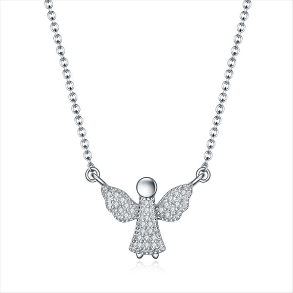 

s925 sterling silver necklace pendant classic delicate wild temperament female bird inlaid zircon item pendant