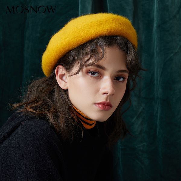 

13 color winter berets for women wool knitted hats female 2019 autumn classic fashion beret for girls beanie lady painter hat, Blue;gray