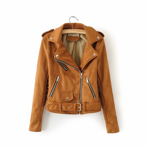 

klacwaya women suede jackets kl9814pt, Black