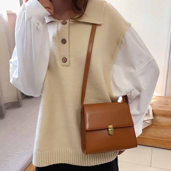 

ocardian handbags fashion women simple solid polyester shoulder bags pu messenger hasp phone bag bolso bandolera mujer o15