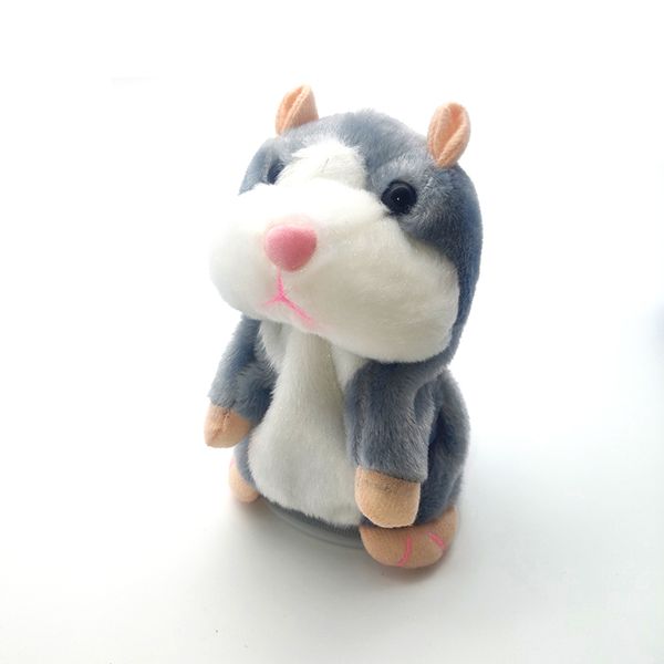 

15cm talking hamster mouse pet plush toy cute speak talking sound record hamster educational toy for children gifts