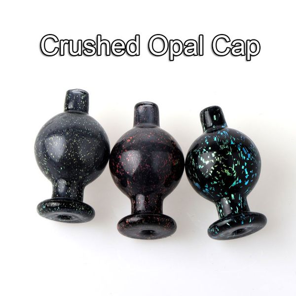 

Новый 26mm OD Дробленый Opal Cap Пьянящий стекла Bubble Carb Cap Направленная Bubble Dab Крышки для Quartz Banger Гвозди стеклянные бонги Dab Rigs