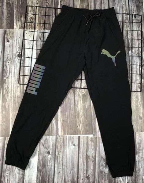 

puma puma высокое качество брюки мужчины женщины фитнес бодибилдинг тренажерные залы бегун брюки для бегунов брендовая одежда осень пот брюк, Black