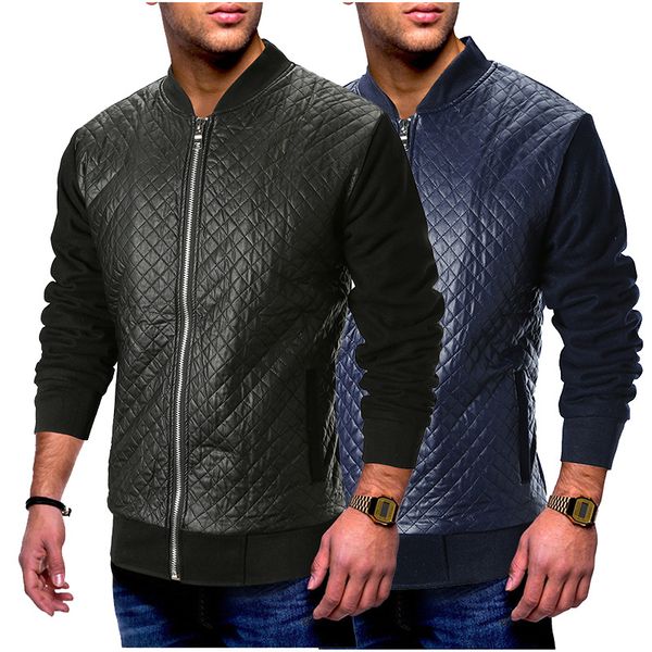 

men's leather jacket, street dress, jacket man, men's jacket and jacket, leather man, pu, Black;brown