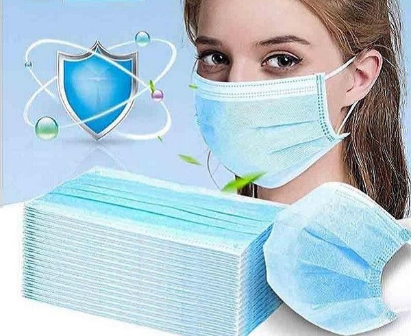 

в наличии!одноразовые маски для лица 7339044 с эластичной ушной петлей 3ply дышащий для блокировки пыли защита от загрязнения воздуха dhl sf