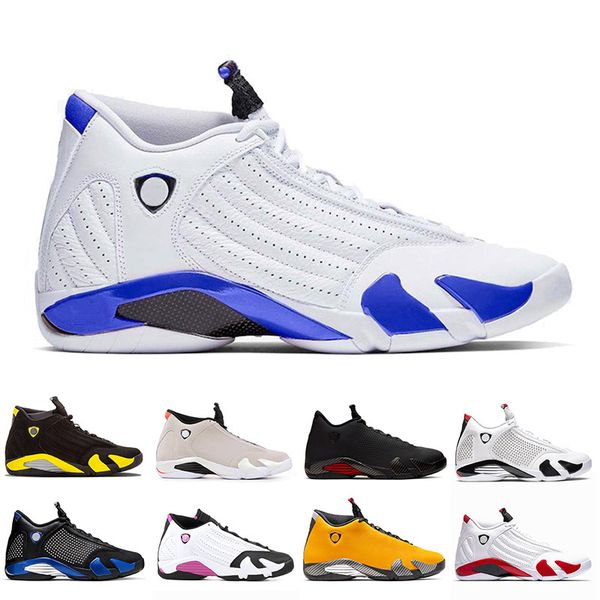 

hyper royal 14s xiv new jumpman mens basketball shoes se black ferrar air jordan retro 14 spm candy cane sport sneakers size 40-47