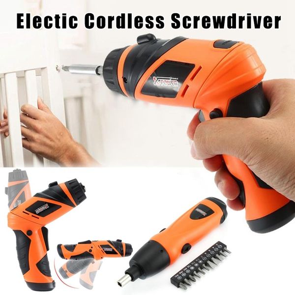 

battery screwdriver drill multi-function hand drill electric screwdriver set set 180 degree foldable power tool