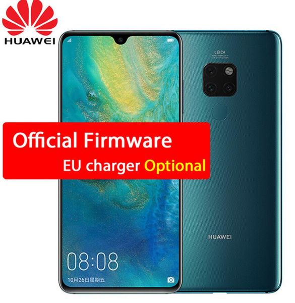 

New original huawei mate 20 martphone 6 53 inch full creen 2244x1080 kirin 980 octa core android 9 4000 mah 4 camera uper charger 4 5v 5a