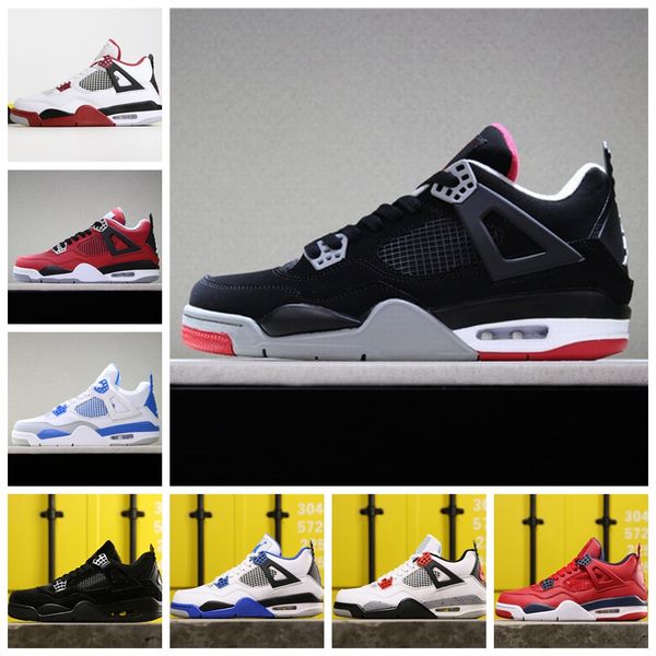 

(Бесплатная доставка)Air Jordan 4 4s Black Cat Jumpman 1 мужская баскетбольная обувь High Court фиолетовый белый мужчины разводят дизайнерские кроссовки Concord