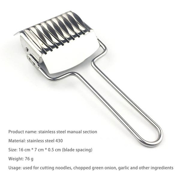 

manual section 1pc non-slip handle kitchen gadgets shallot cutter spaetzle makers stainless steel pressing machine other kitchen tools